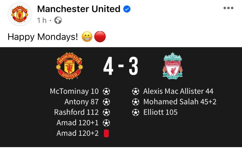 Manchester United Facebook