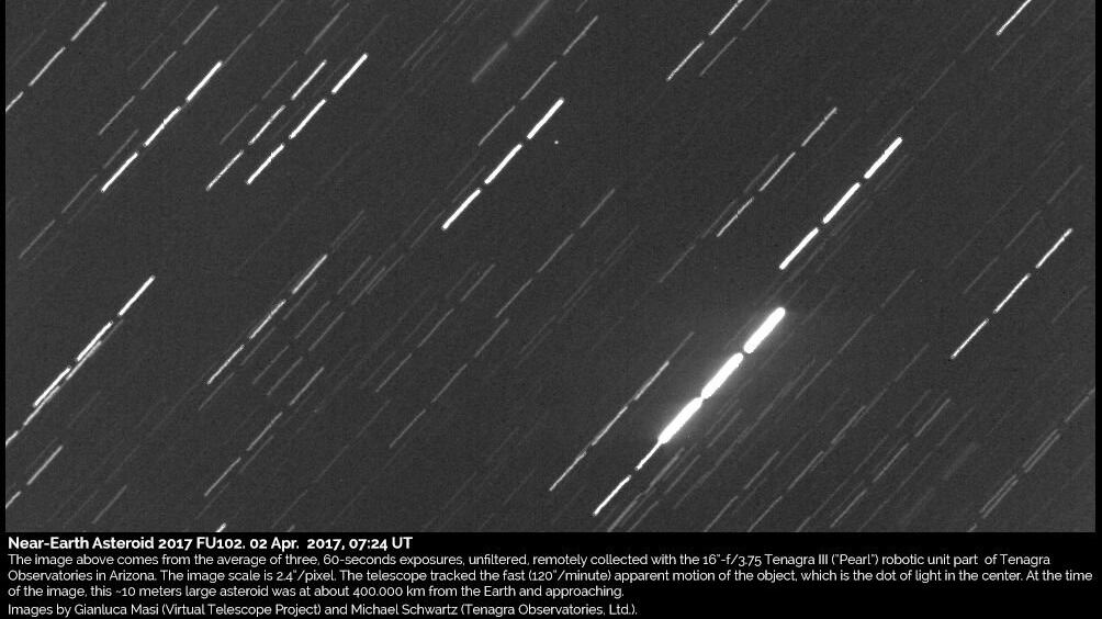 Asteroide in arrivo: passerà vicino alla Terra stanotte alle 22:18