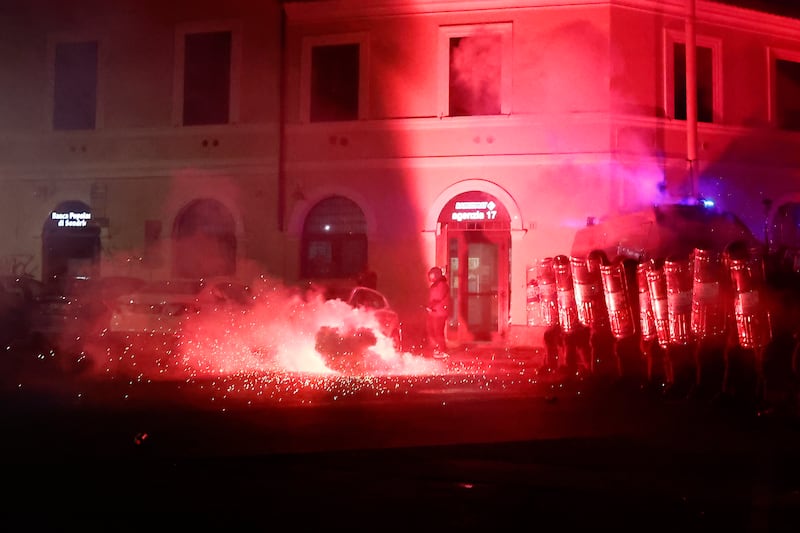 Scontri a Roma 7