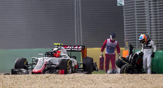 Lo schianto di Alonso 9