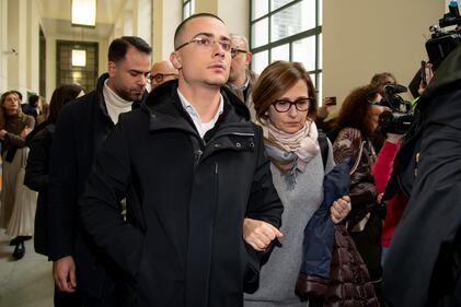 L'arrivo di Alessandro Impagnatiello in tribunale 1