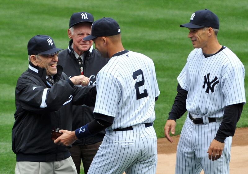 Yogi Berra Derek Jeter 2010