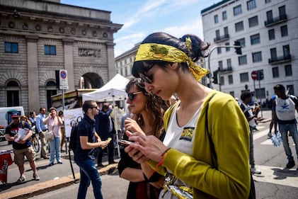 A Milano la marcia per i diritti dei migranti 15