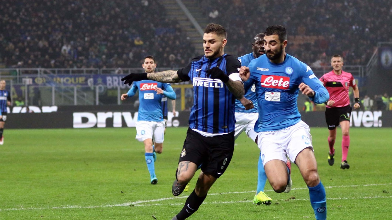 L'Inter ferma ancora il Napoli: 0-0 e niente contro-sorpasso sulla Juventus