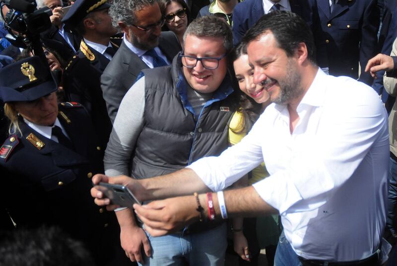 Matteo Salvini inaugura il nuovo commissariato di polizia di Corleone 1