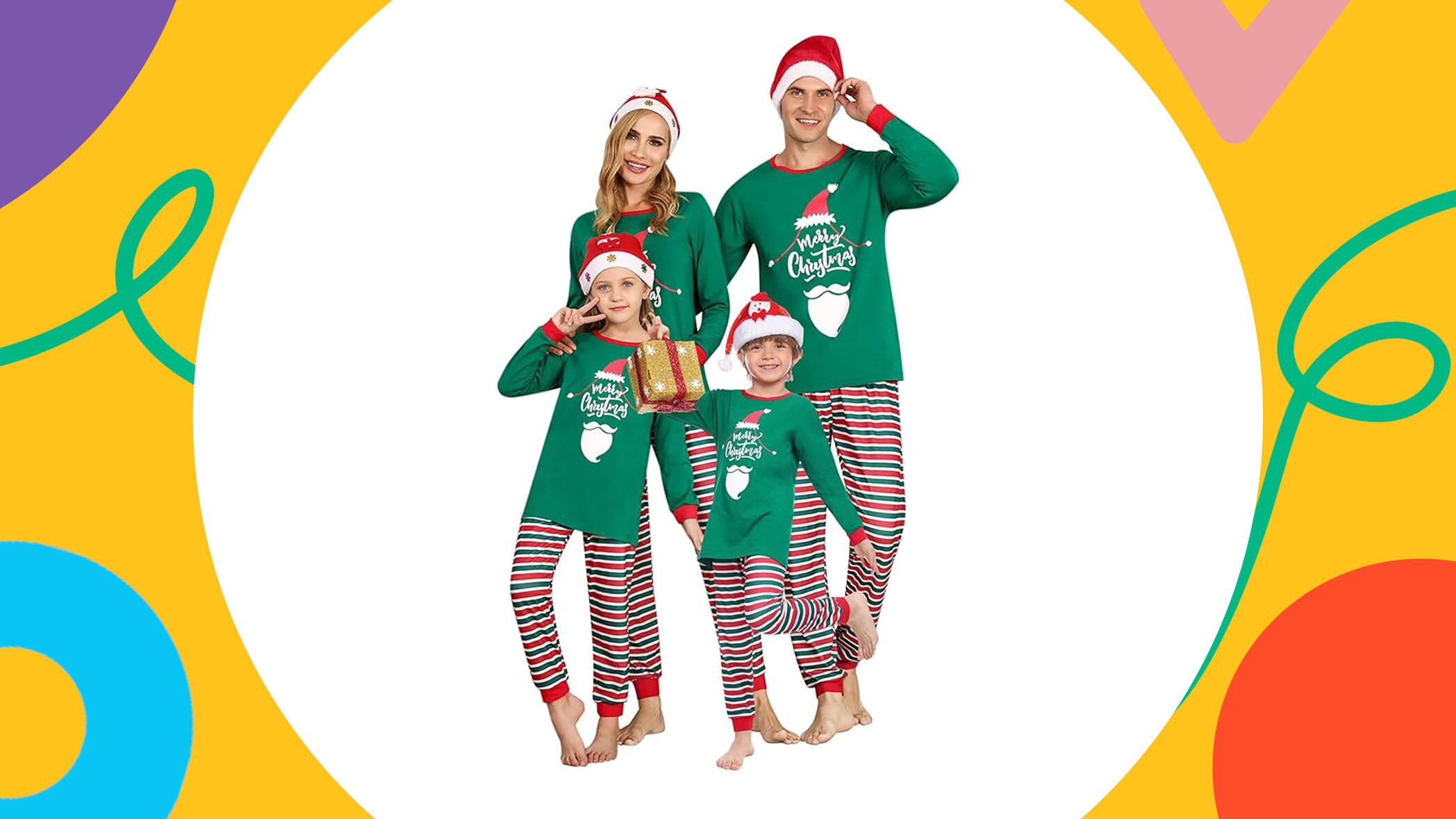 Pigiami natalizi coordinati per tutta la famiglia: offerte per un Natale da cartolina