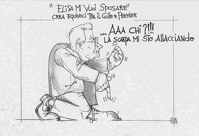La vignetta del giorno: equivoci tra il Colle e il premier 1