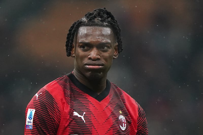 Leao lacrime Milan Inter