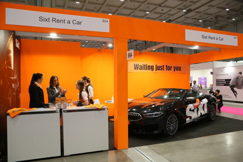 Franchising, espositore salone Milano