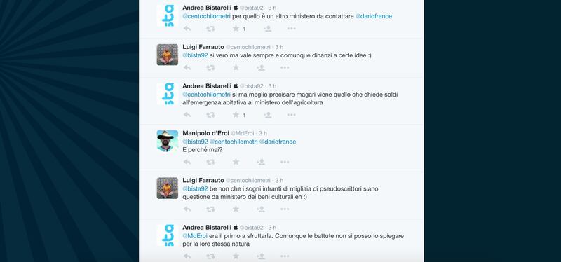 Dario Franceschini contestato su Twitter 8