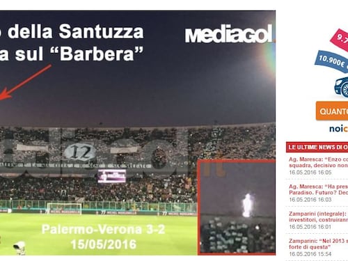 Quella foto al Barbera che fa gridare al miracolo i tifosi del Palermo