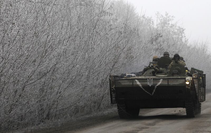 Militari schierati a Debaltseve 11