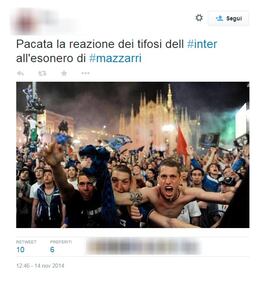 La reazione dei tifosi 1