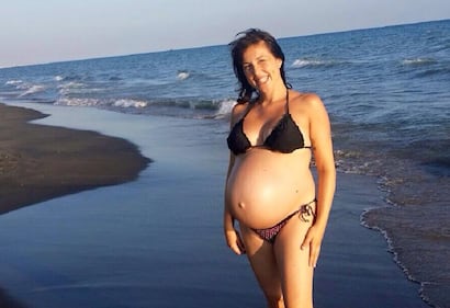 Pamela Petrarolo: selfie con pancione e bikini, a giorni il parto 1