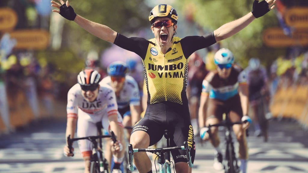 Tour de France, Van Aert beffa Viviani: Alaphilippe sempre in maglia gialla