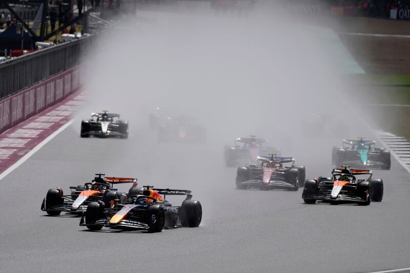 F1 Inghilterra gara partenza