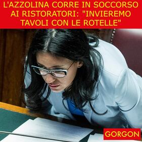 Ecco la satira del giorno. Aiuti ai ristoratori 1
