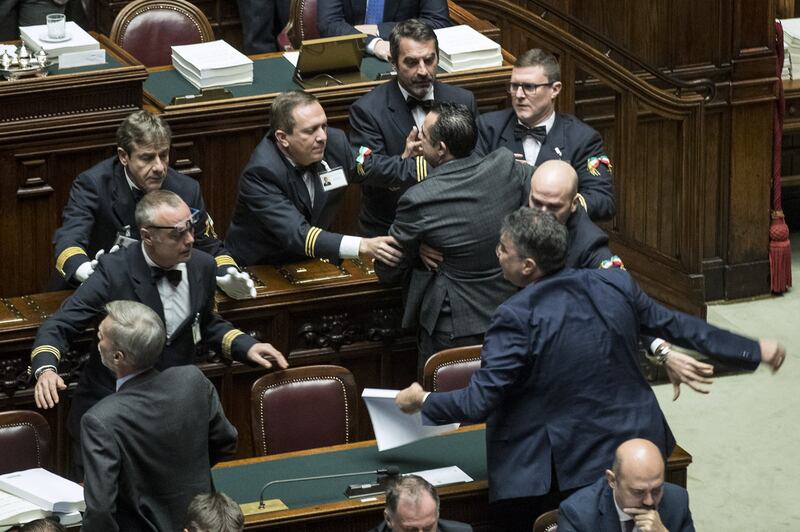 Fiano dà in escandescenze in Aula 1