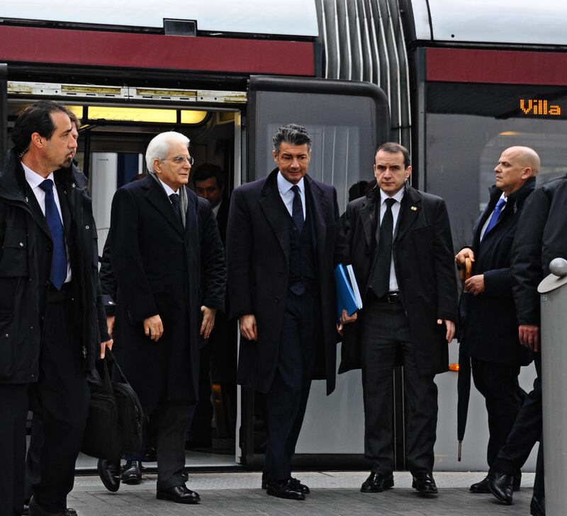 Mattarella va a Firenze in treno e tram 7
