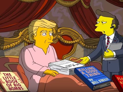 Anche i Simpson raccontano i primi 100 giorni di Trump