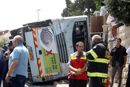 Gerusalemme, il luogo dell'attacco 1