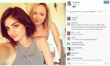 Lucy Hale e le Pretty Little Liars: come si rivelano su Instagram 14