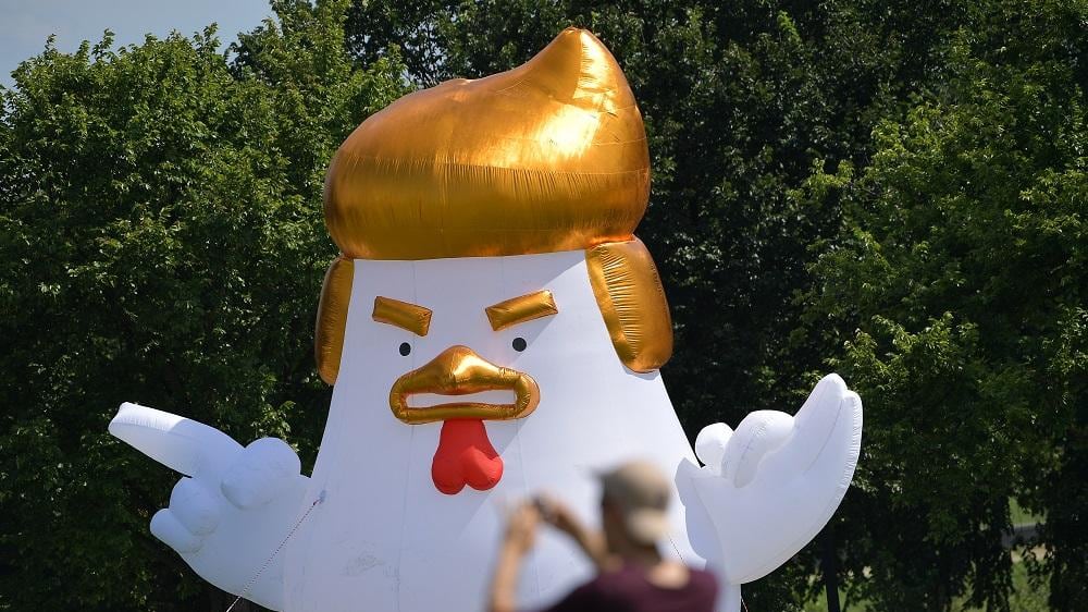 Il "Trump-pollo" che vuole fare i conti in tasca a Donald