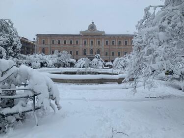 Scuole chiuse e strade bloccate: la neve in Molise 3