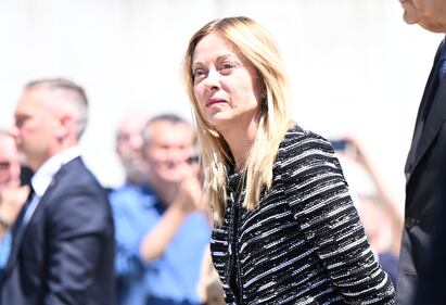 L'arrivo di Meloni e Mattarella a Modena 16