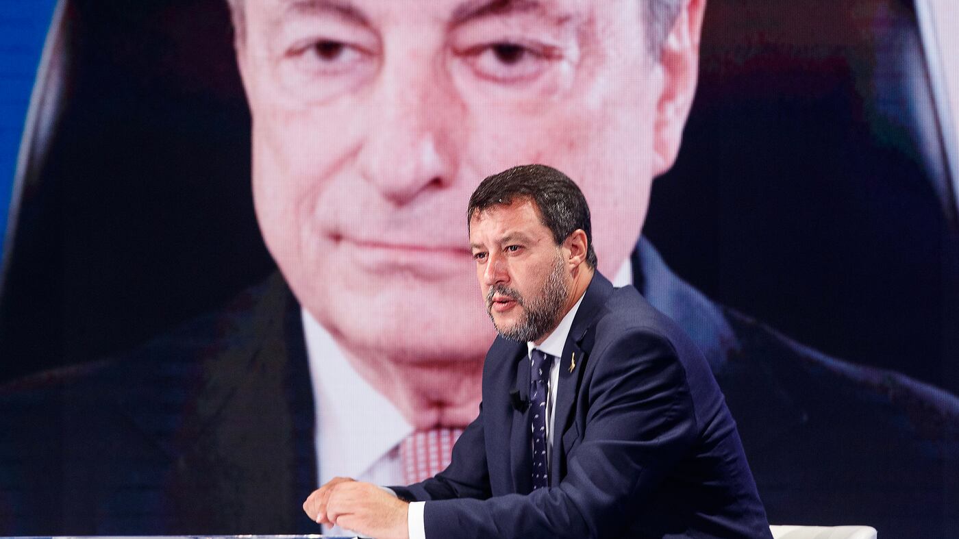 "Pressioni da Macron e Merkel per Draghi...". La rivelazione di Salvini