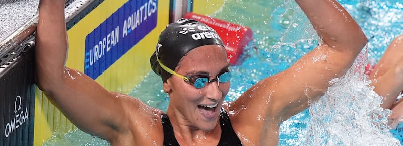 Nuoto, terzo oro per Quadarella, che vince in rimonta anche nei 400