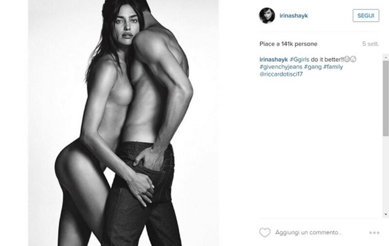 Irina Shayk nuda su Instagram: foto 4