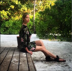 Elena Santarelli, pilates su Instagram 5
