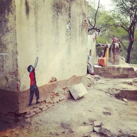 Str. Art Delhi: quando i graffiti li vuole il comune  1
