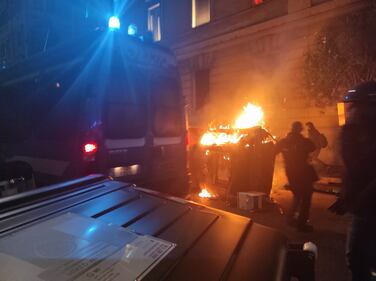 Cariche e scontri tra polizia e antagonisti a Roma 3