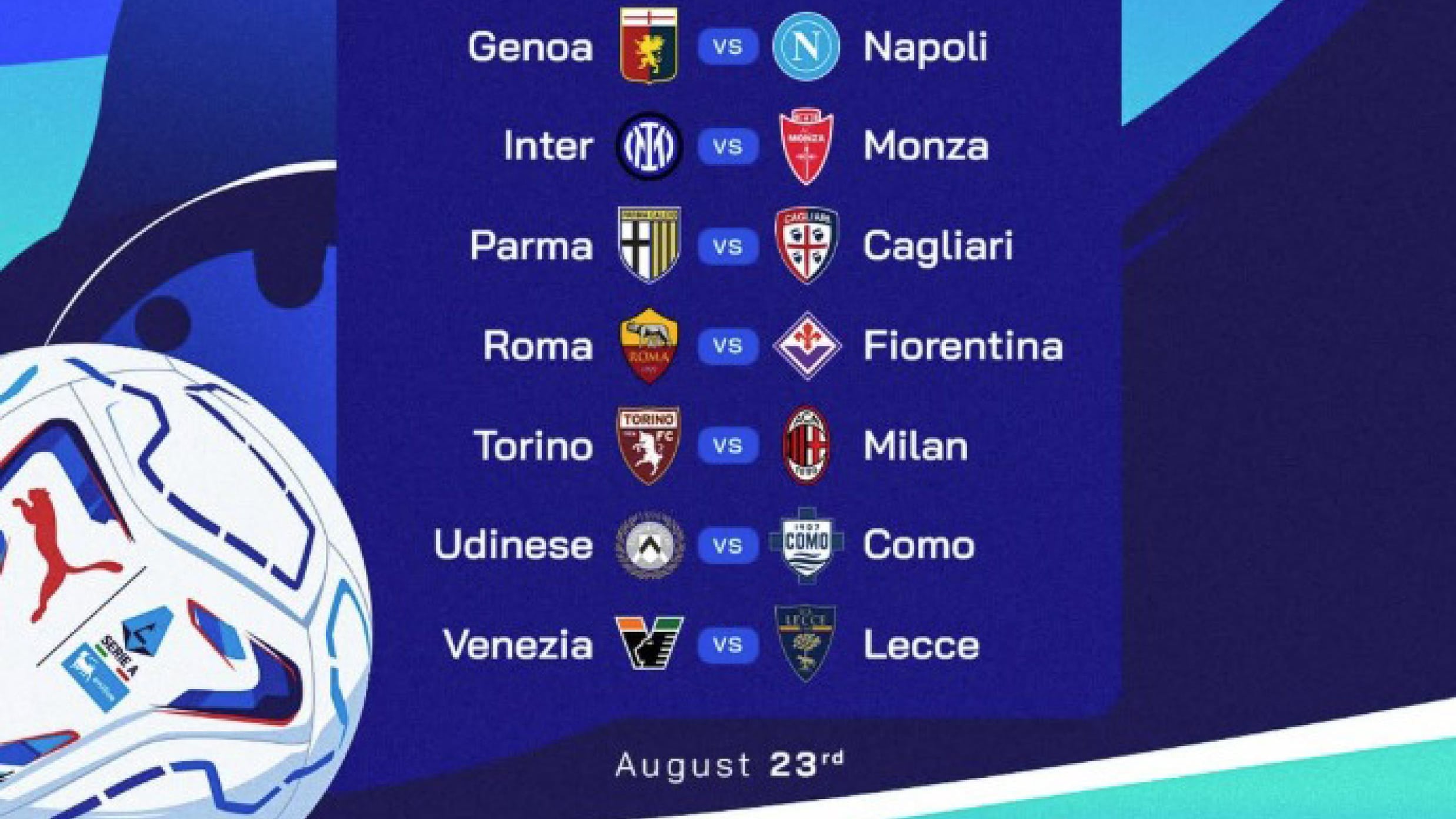 Serie A, ecco il calendario 2026-2027
