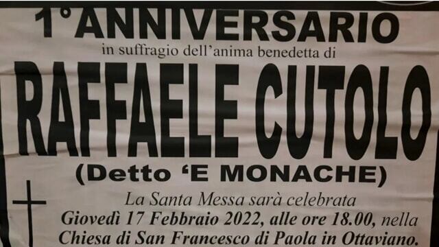 La vedova di Cutolo: "Ecco il perché di quei manifesti funebri"