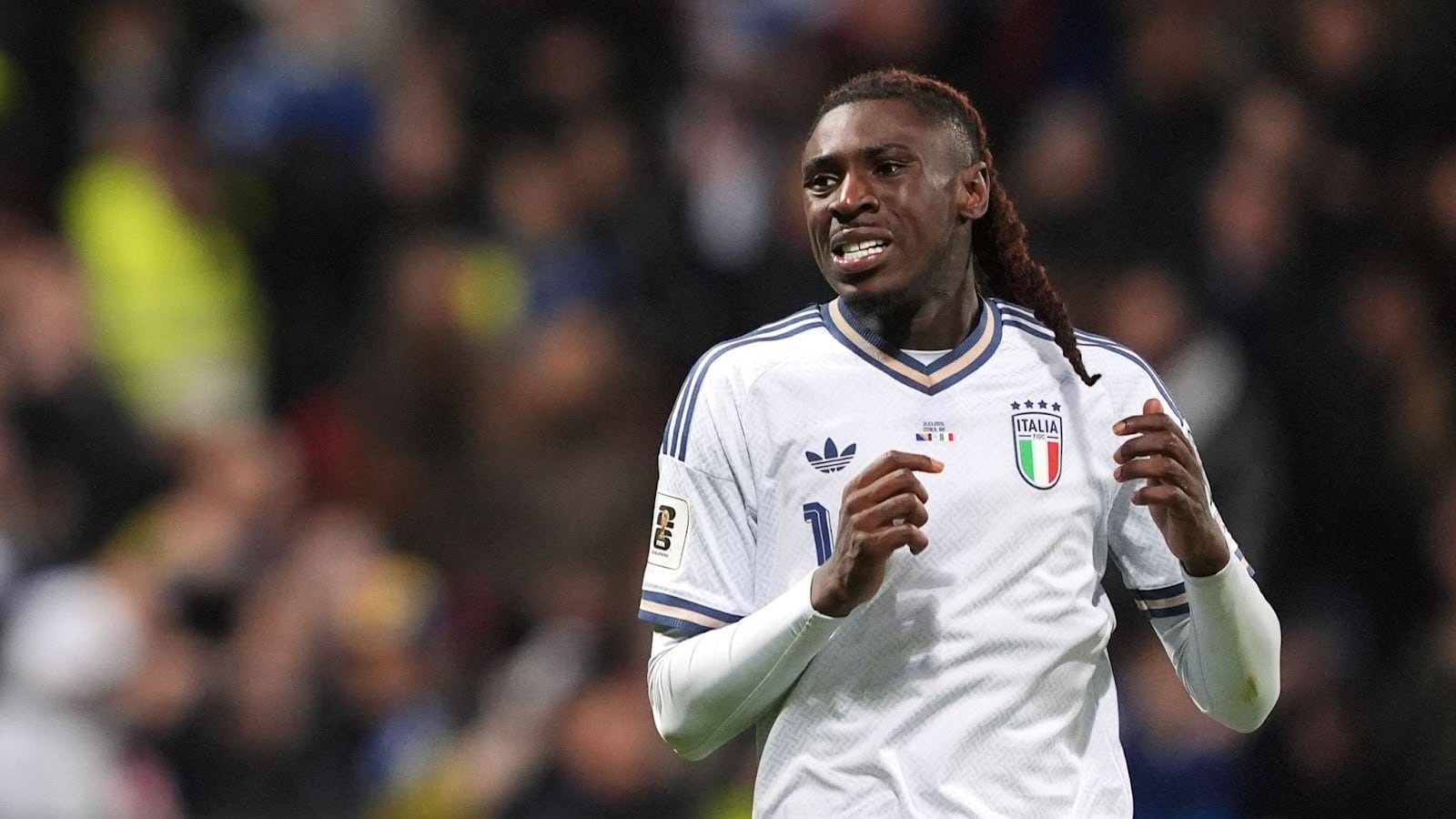 La polemica social (con offese) di Moise Kean al tipster Pengwin