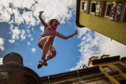 In migliaia a Pamplona per la corsa dei tori 15