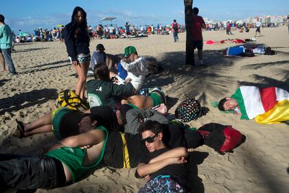 Migliaia di tifosi invadono Rio 3