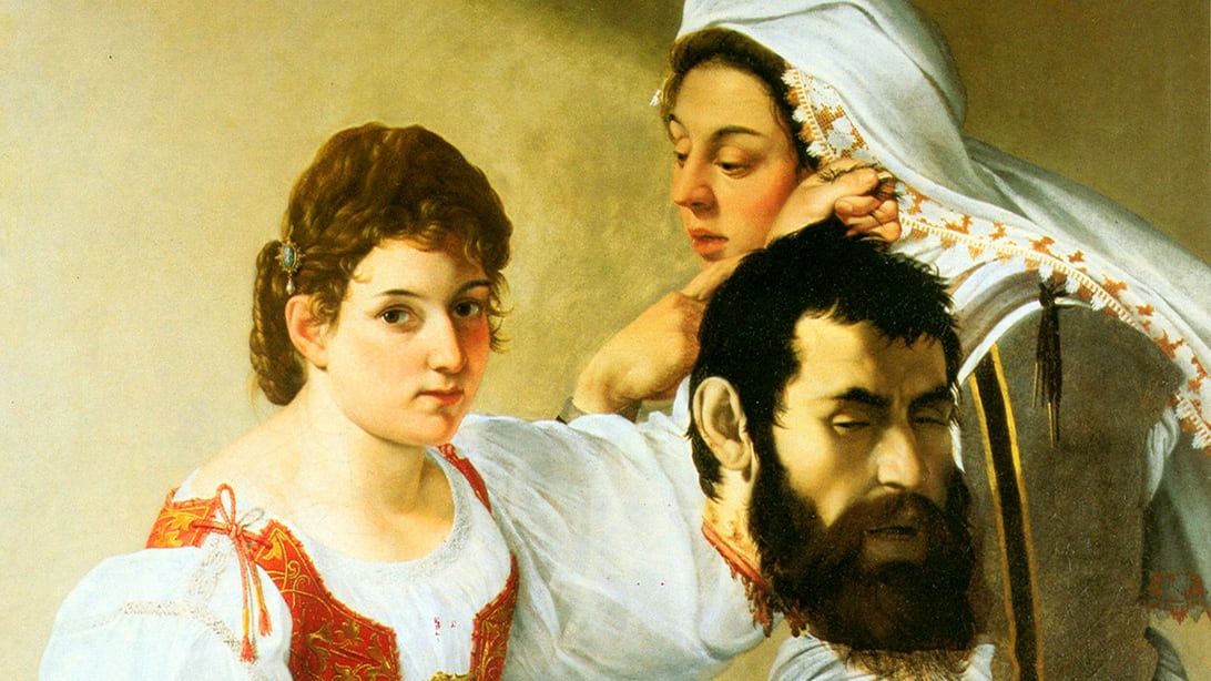 Quella "Giuditta" arcaica e macabra di Caravaggio