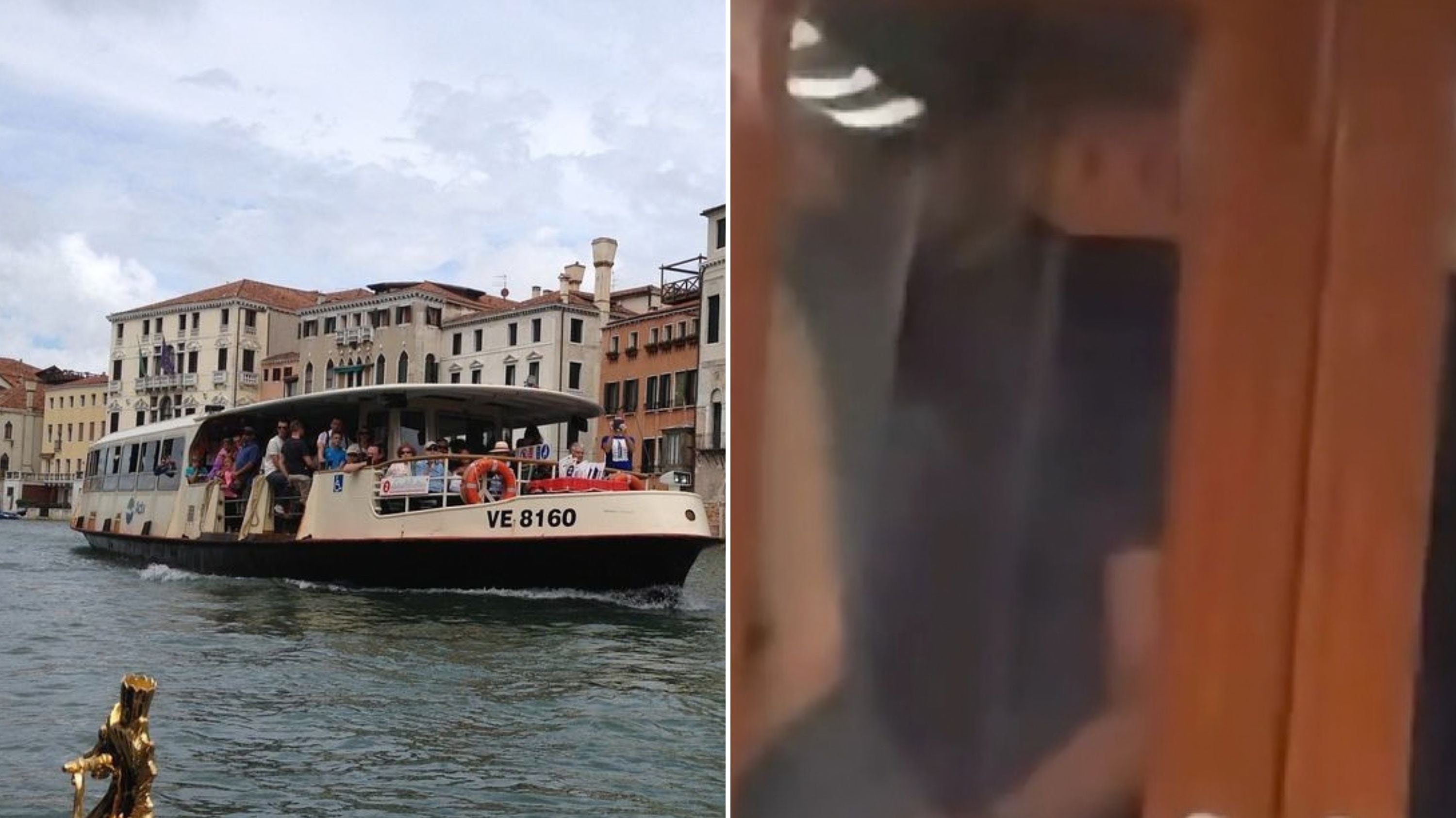 Coppia sul vaporetto
