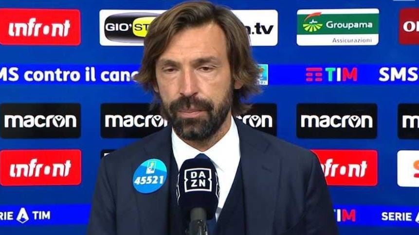 Pirlo adesso sbrocca in diretta tv: "Ma le partite voi le guardate...?"