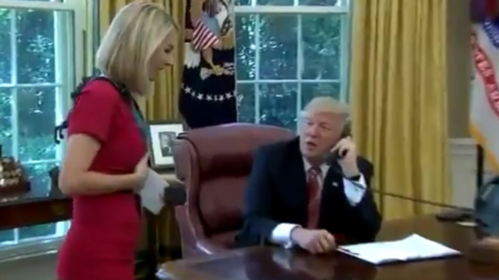 Donald Trump ci prova con la giornalista irlandese