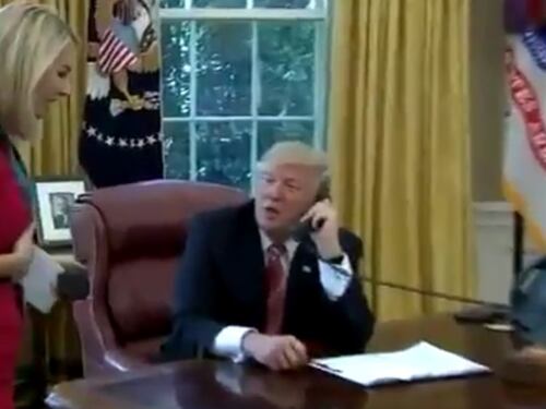 Donald Trump ci prova con la giornalista irlandese