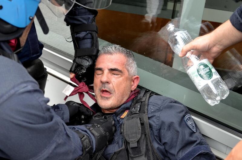 Scontri al Brennero tra black bloc e polizia 5