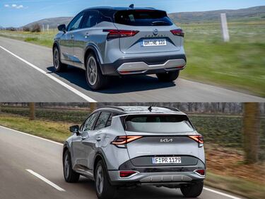 Confronto Qashqai vs Sportage 2023: suv ibridi  1