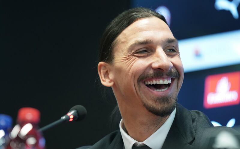 Ibrahimovic superstar: gli scatti del fuoriclasse di Malmo durante la presentazione 2