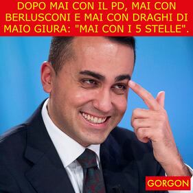 Ecco la satira del giorno. Il giuramento di Di Maio 1