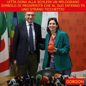 La satira del giorno. Il melograno di Letta 1